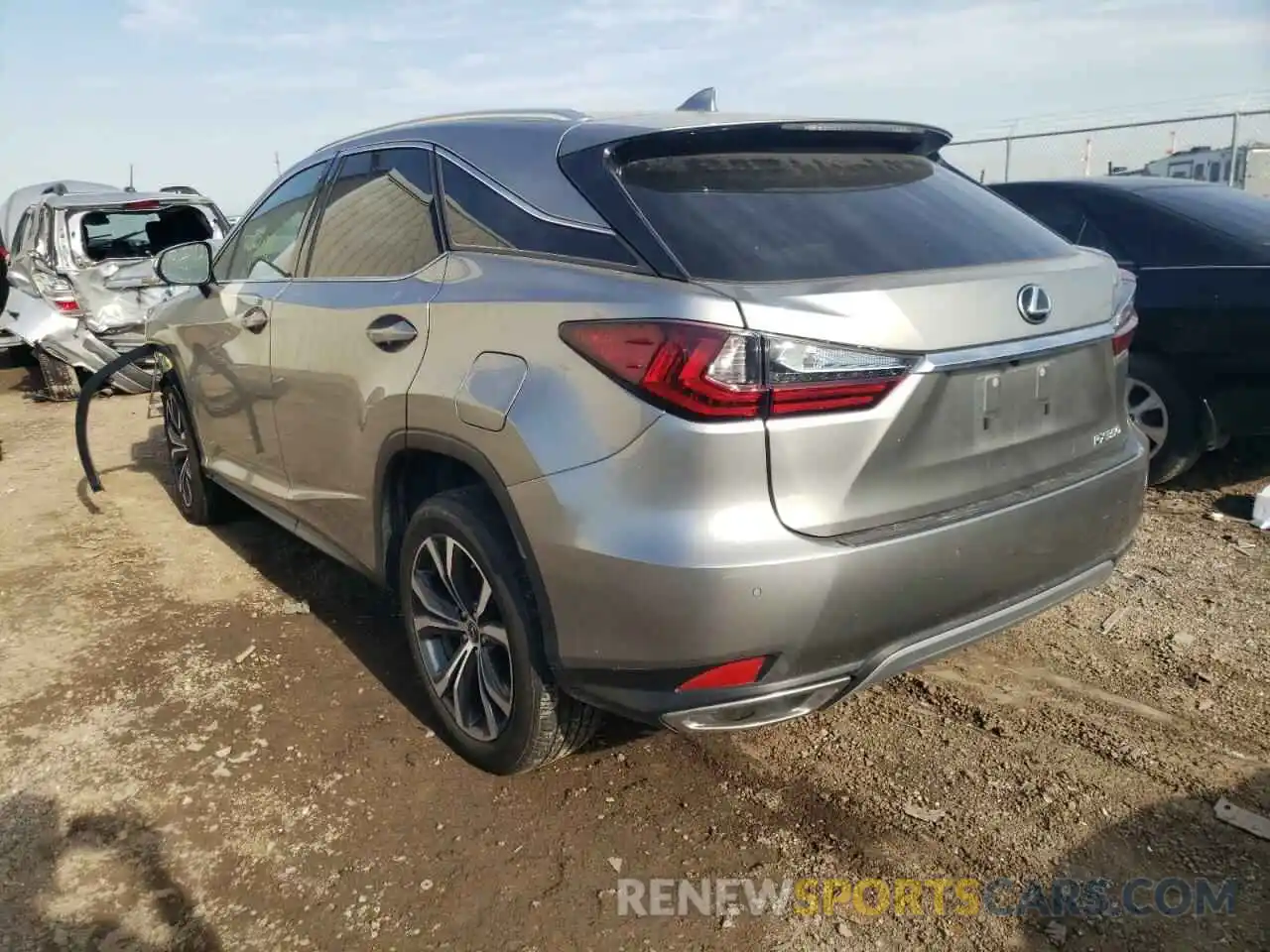 3 Photograph of a damaged car 2T2HZMAA5MC185936 LEXUS RX350 2021