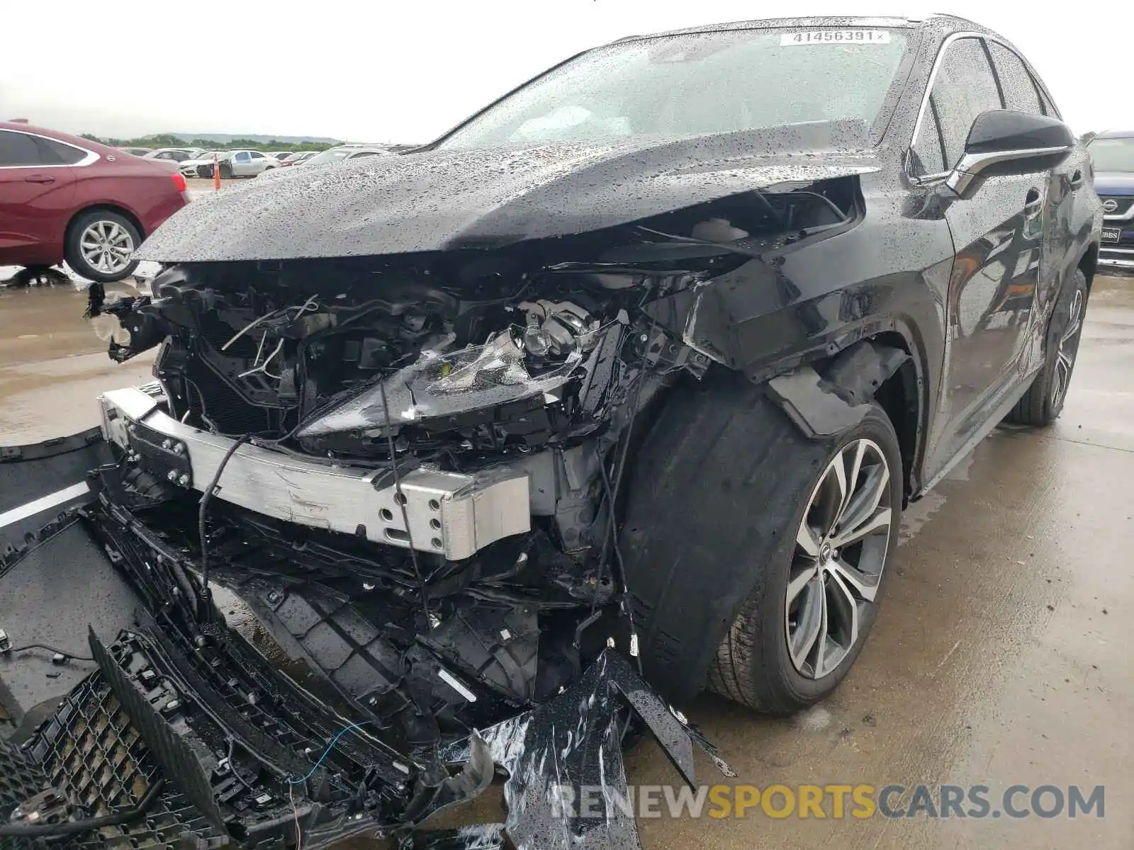2 Фотография поврежденного автомобиля 2T2HZMAA5MC187881 LEXUS RX350 2021