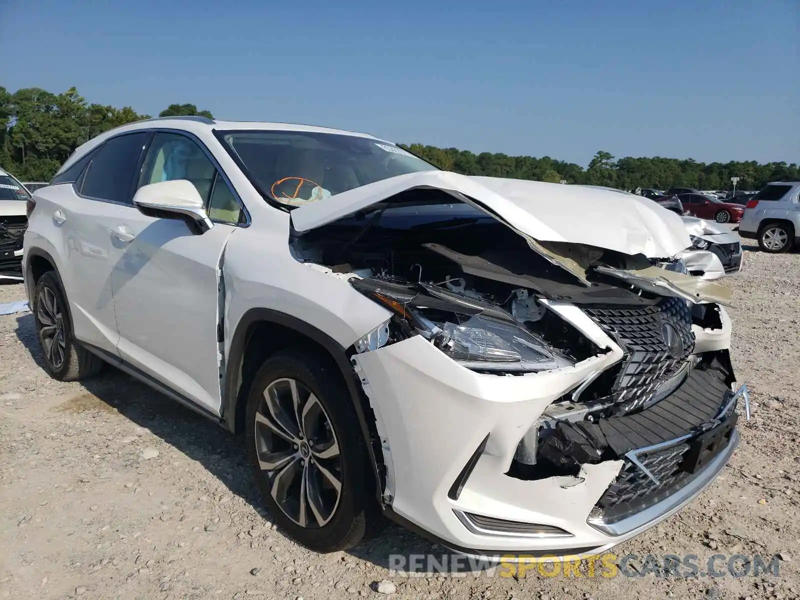 1 Photograph of a damaged car 2T2HZMAA5MC197374 LEXUS RX350 2021