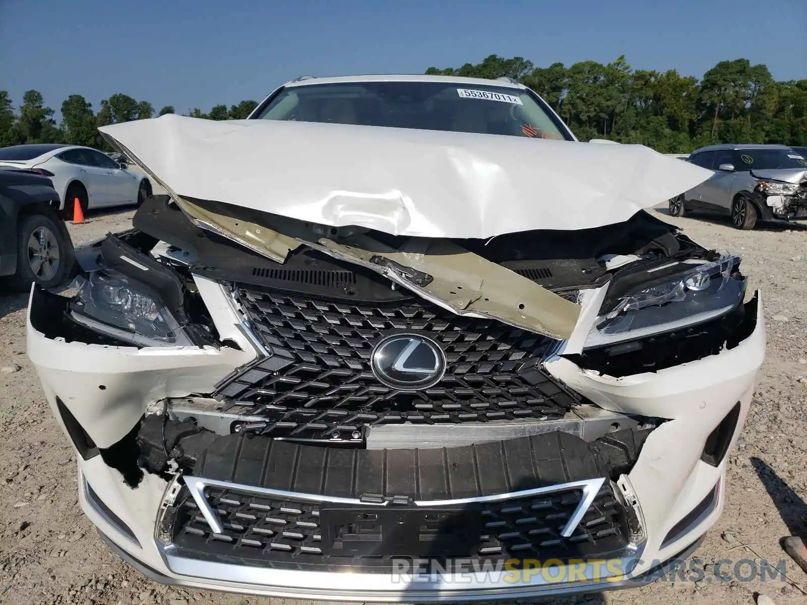 9 Photograph of a damaged car 2T2HZMAA5MC197374 LEXUS RX350 2021