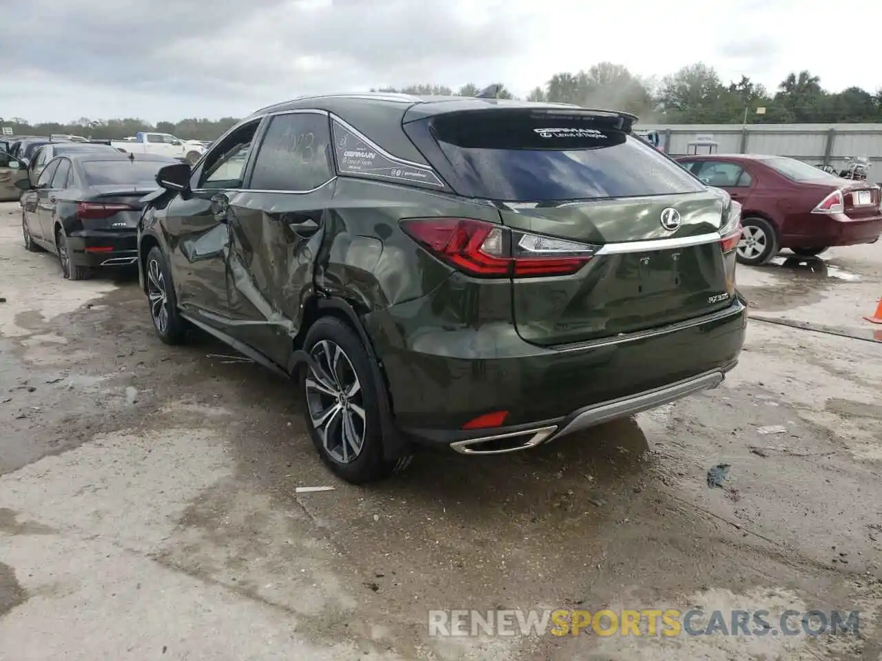 3 Фотография поврежденного автомобиля 2T2HZMAA5MC198556 LEXUS RX350 2021