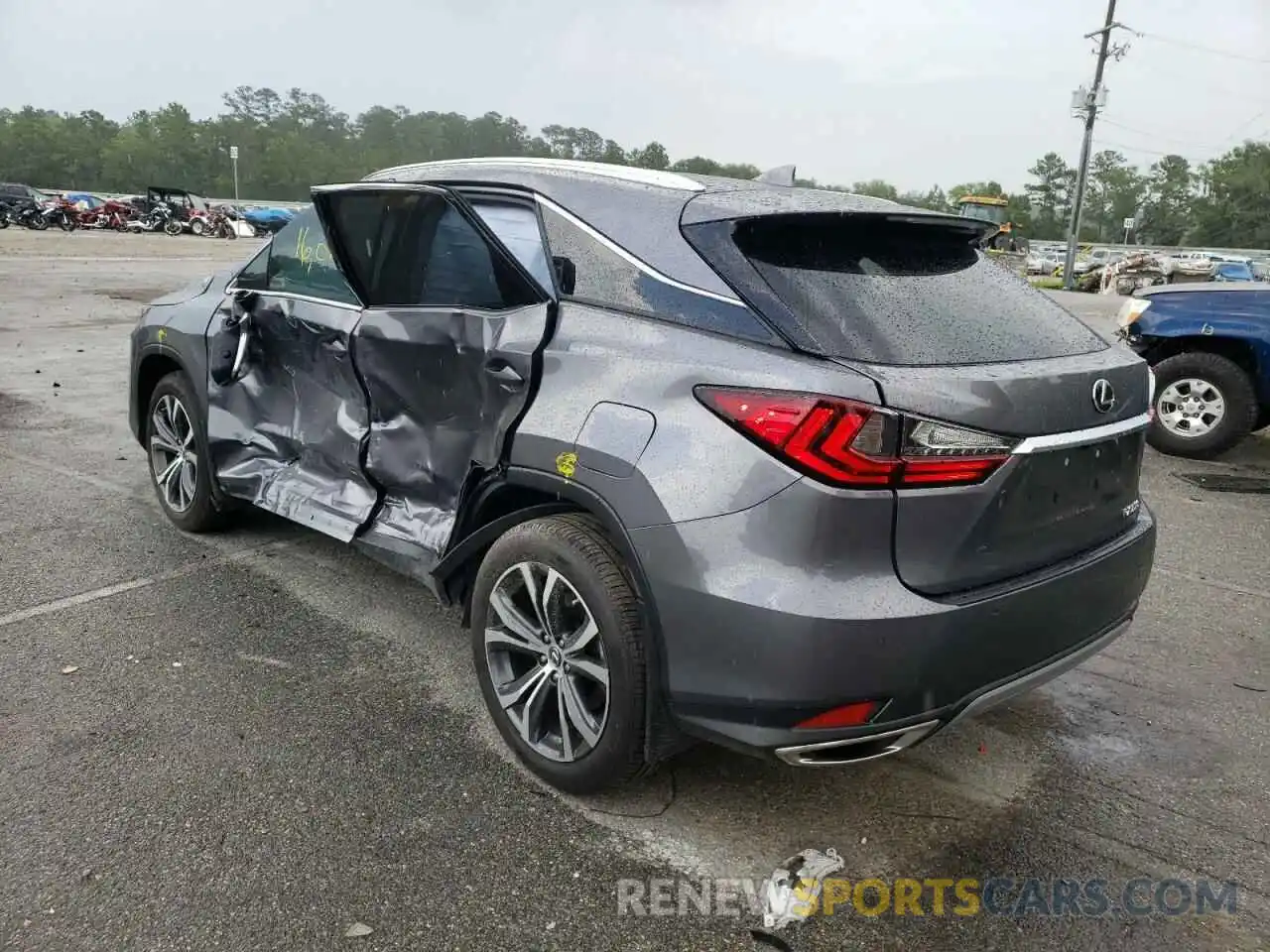 3 Photograph of a damaged car 2T2HZMAA5MC199304 LEXUS RX350 2021