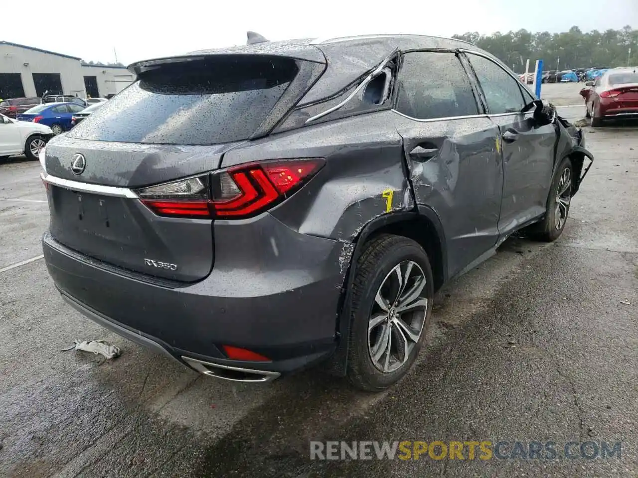 4 Photograph of a damaged car 2T2HZMAA5MC199304 LEXUS RX350 2021