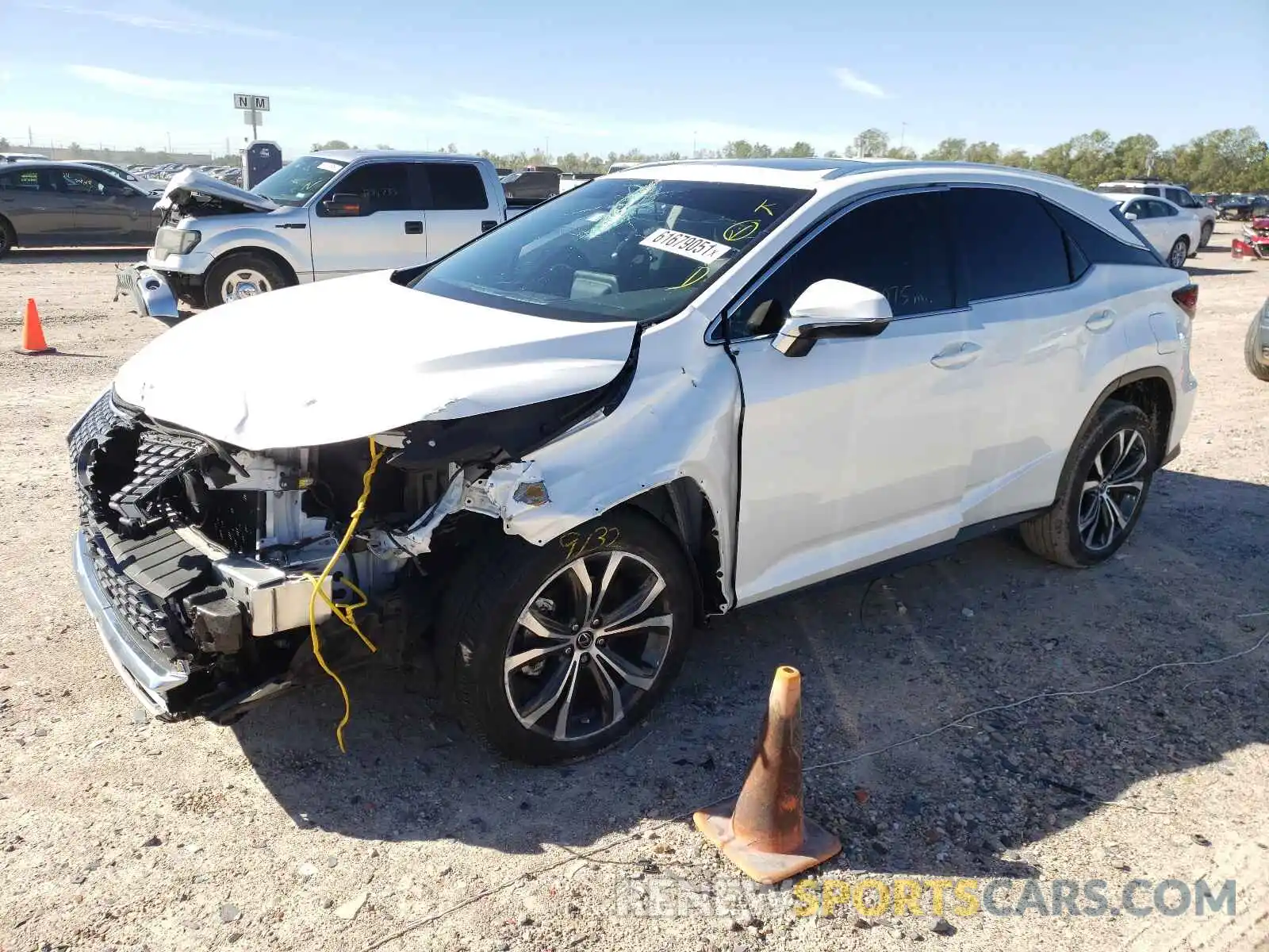 2 Photograph of a damaged car 2T2HZMAA5MC200340 LEXUS RX350 2021