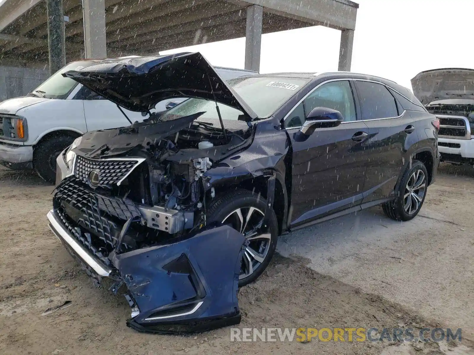 2 Photograph of a damaged car 2T2HZMAA5MC206073 LEXUS RX350 2021