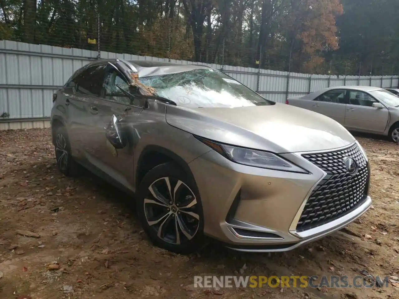 1 Photograph of a damaged car 2T2HZMAA5MC210043 LEXUS RX350 2021