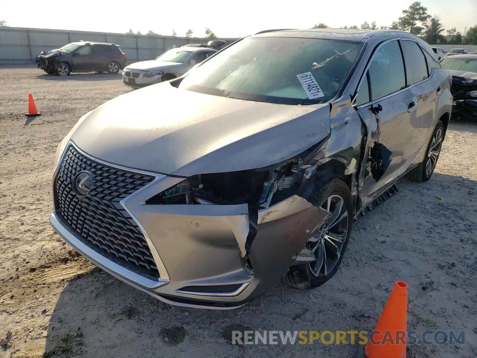 2 Photograph of a damaged car 2T2HZMAA5MC218255 LEXUS RX350 2021