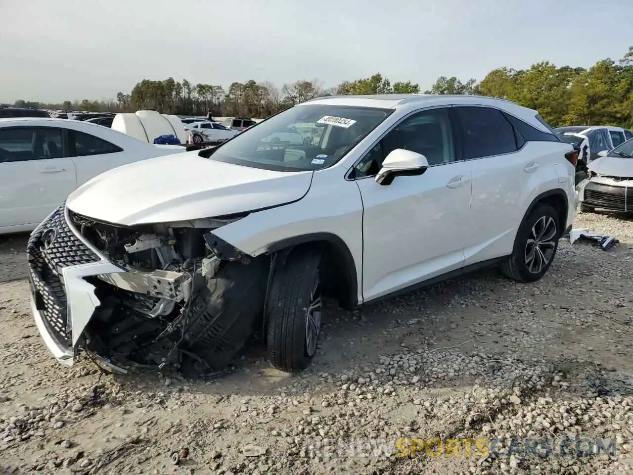 1 Photograph of a damaged car 2T2HZMAA6MC184942 LEXUS RX350 2021