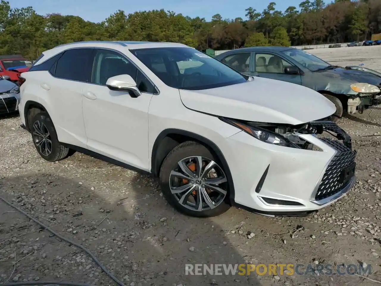 4 Photograph of a damaged car 2T2HZMAA6MC184942 LEXUS RX350 2021