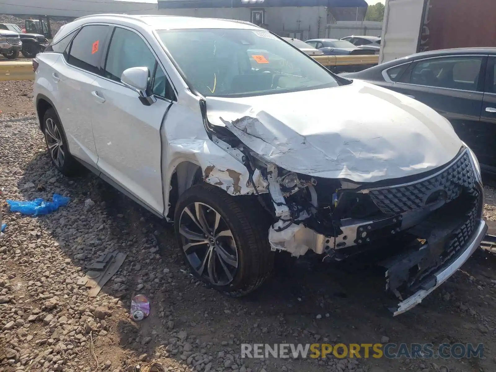 1 Photograph of a damaged car 2T2HZMAA6MC186805 LEXUS RX350 2021