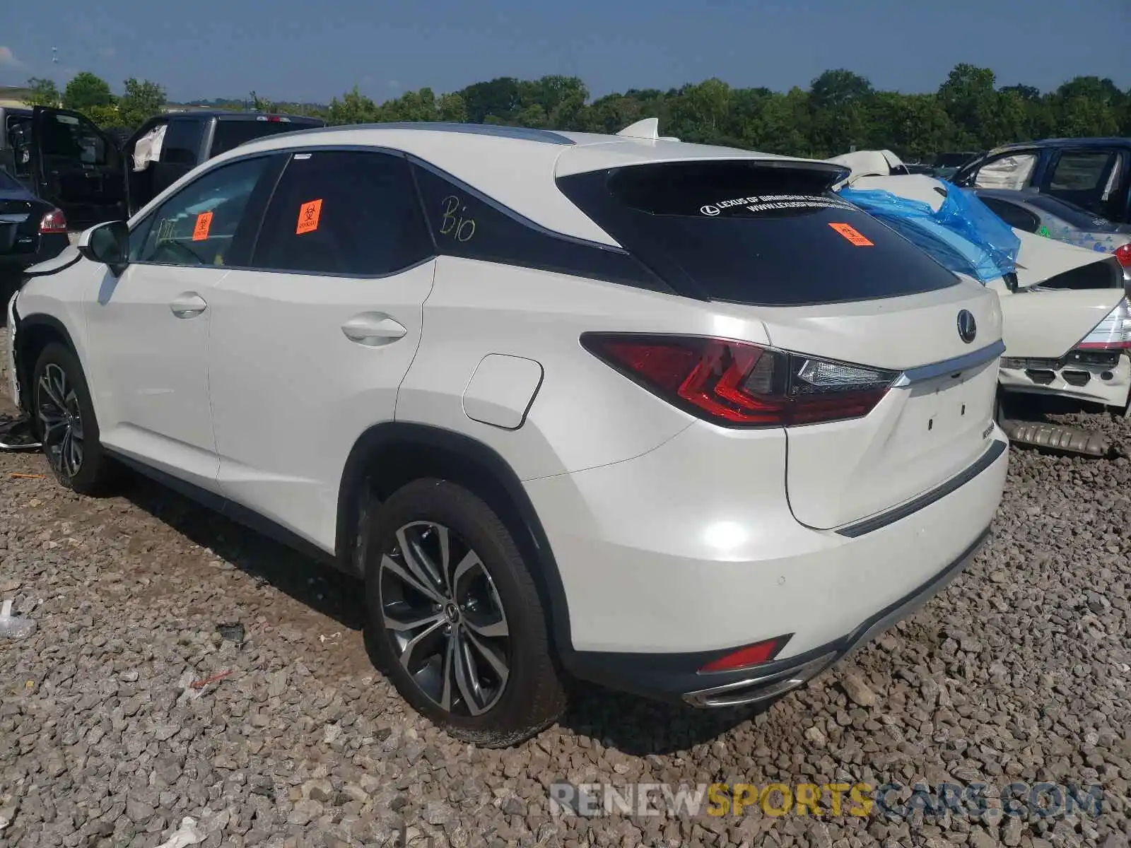 3 Фотография поврежденного автомобиля 2T2HZMAA6MC186805 LEXUS RX350 2021