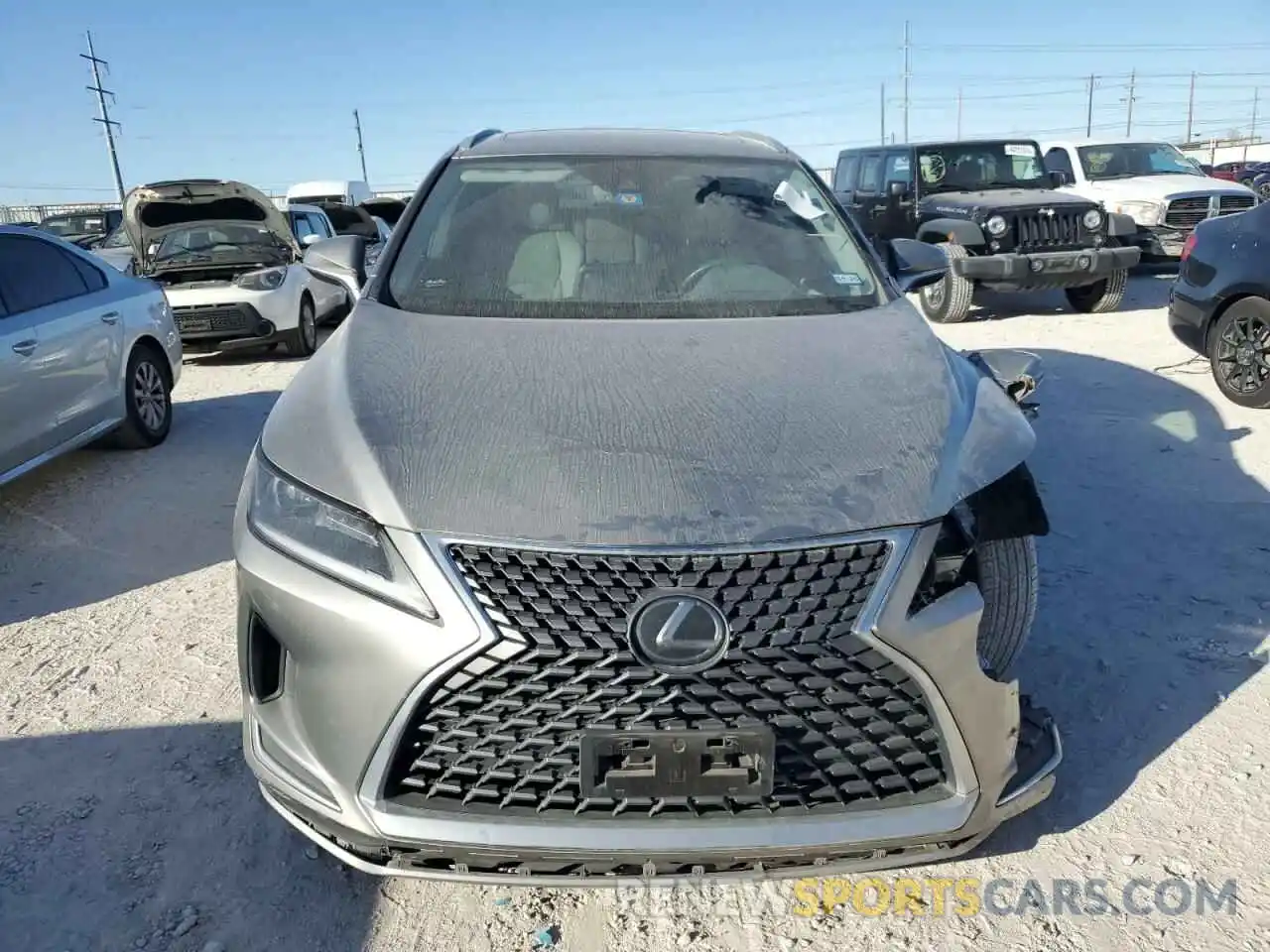 5 Photograph of a damaged car 2T2HZMAA6MC188196 LEXUS RX350 2021