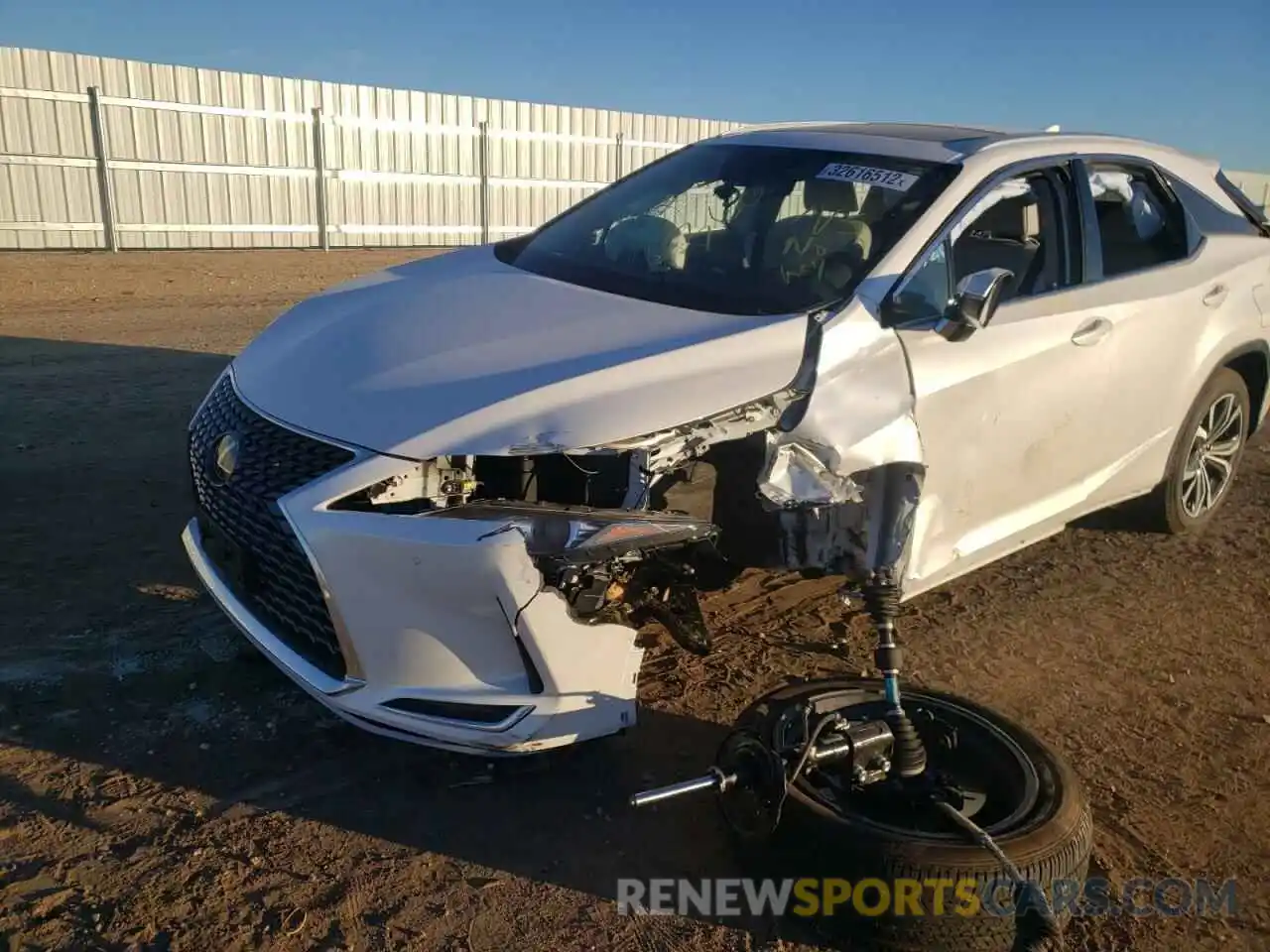 9 Photograph of a damaged car 2T2HZMAA6MC193432 LEXUS RX350 2021