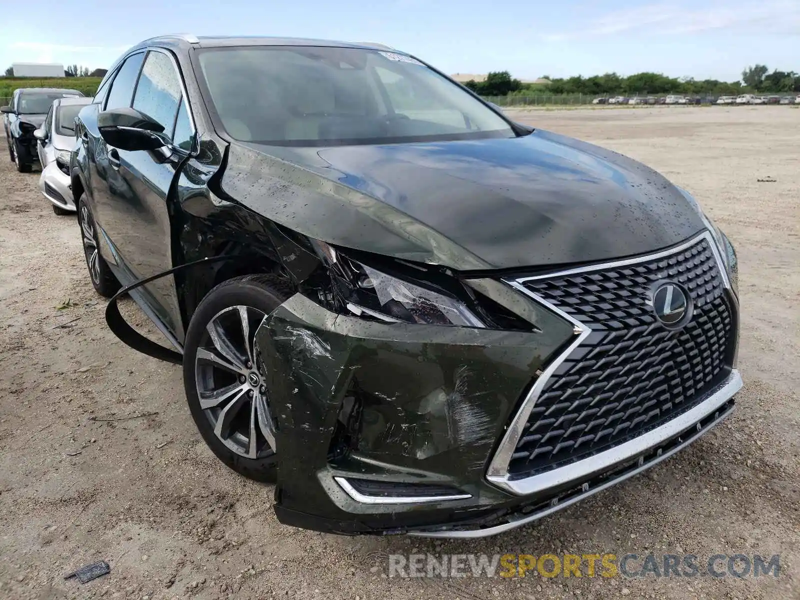 1 Photograph of a damaged car 2T2HZMAA6MC194130 LEXUS RX350 2021