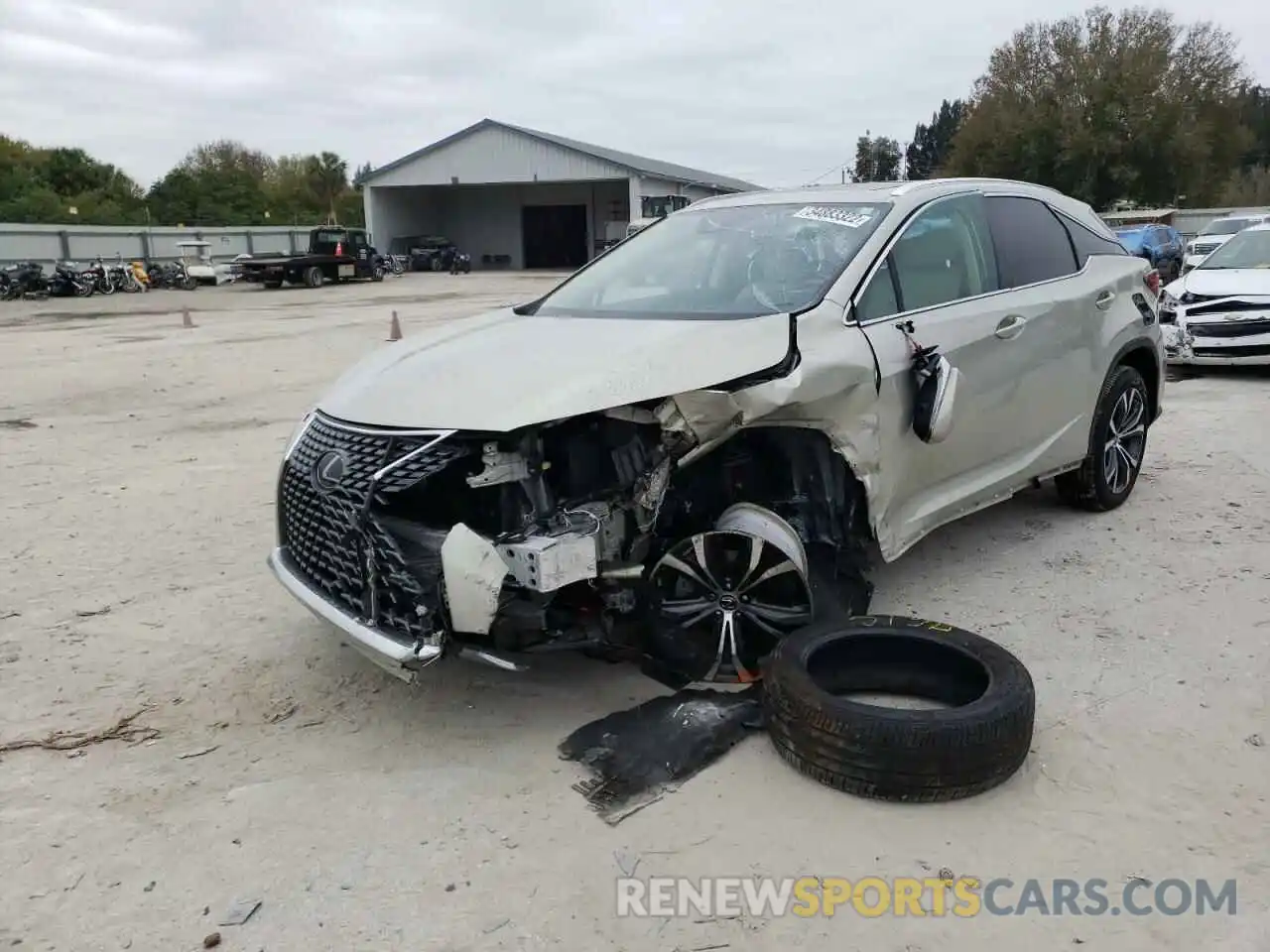 2 Photograph of a damaged car 2T2HZMAA6MC194662 LEXUS RX350 2021