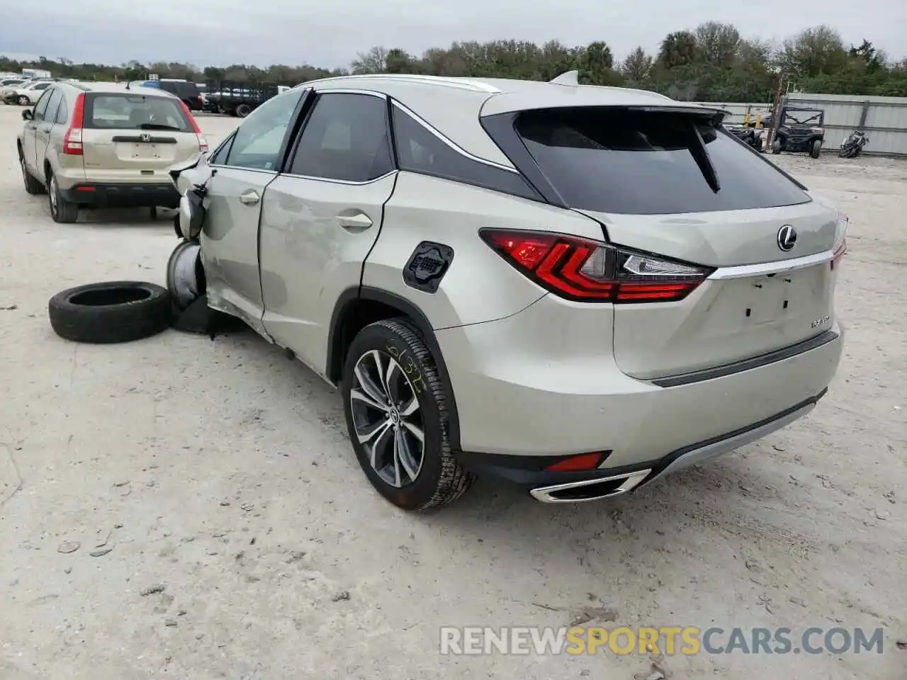 3 Photograph of a damaged car 2T2HZMAA6MC194662 LEXUS RX350 2021