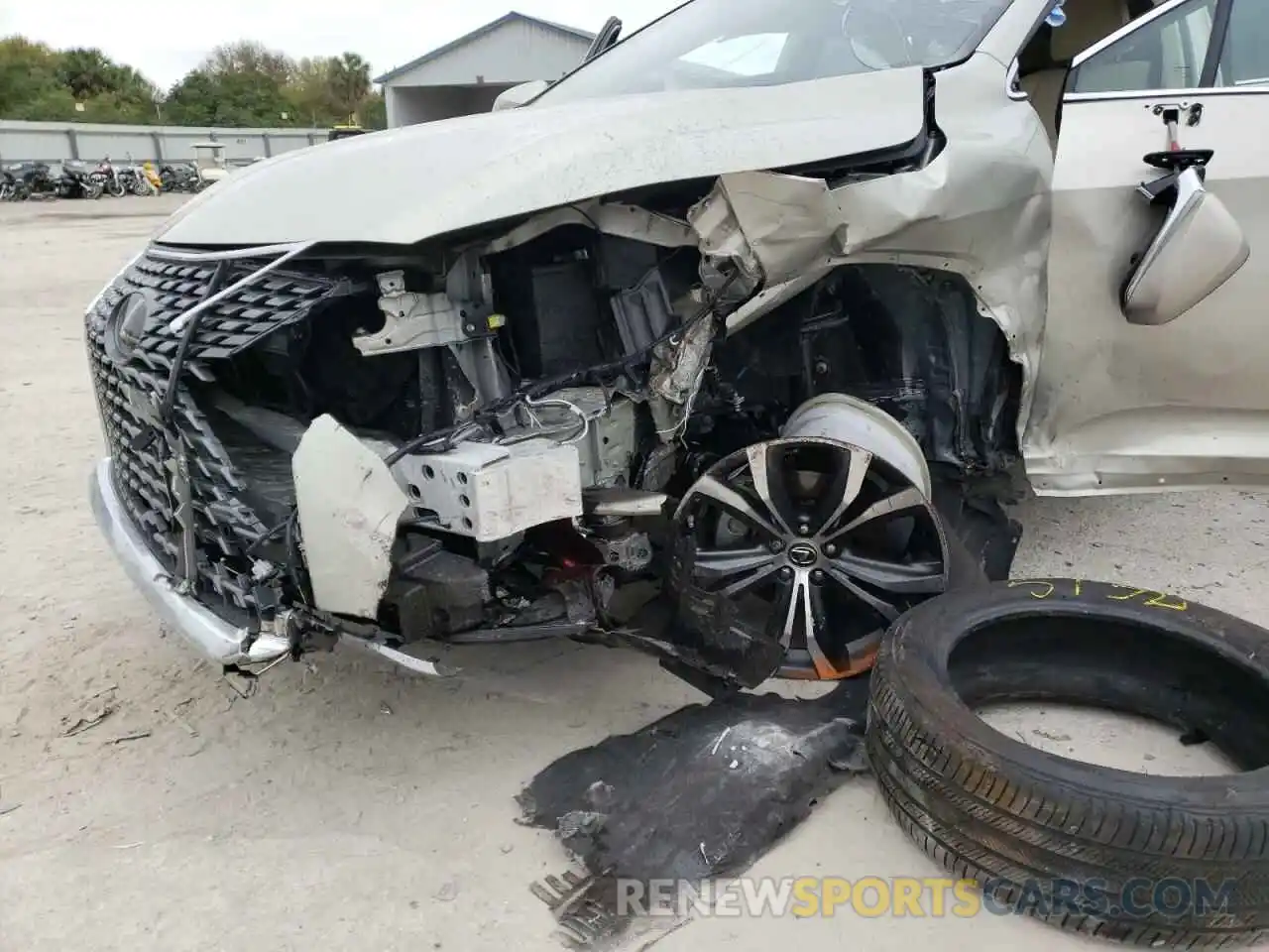 9 Photograph of a damaged car 2T2HZMAA6MC194662 LEXUS RX350 2021