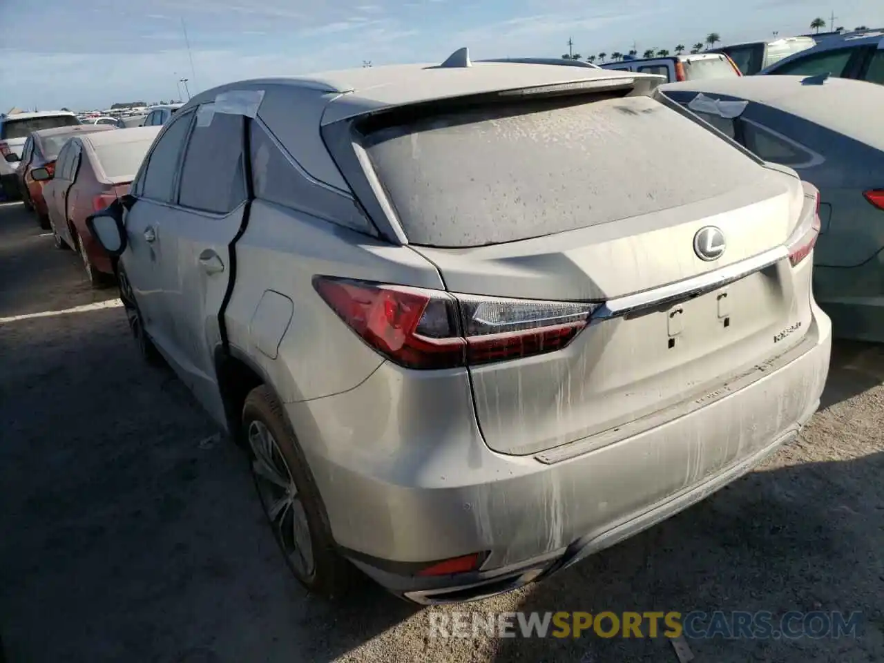 3 Фотография поврежденного автомобиля 2T2HZMAA7MC184576 LEXUS RX350 2021