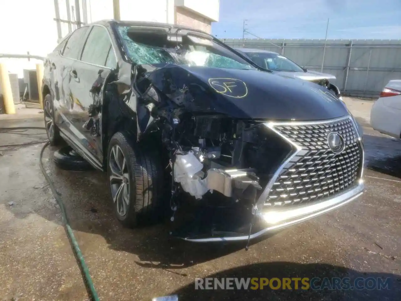 1 Photograph of a damaged car 2T2HZMAA7MC188871 LEXUS RX350 2021