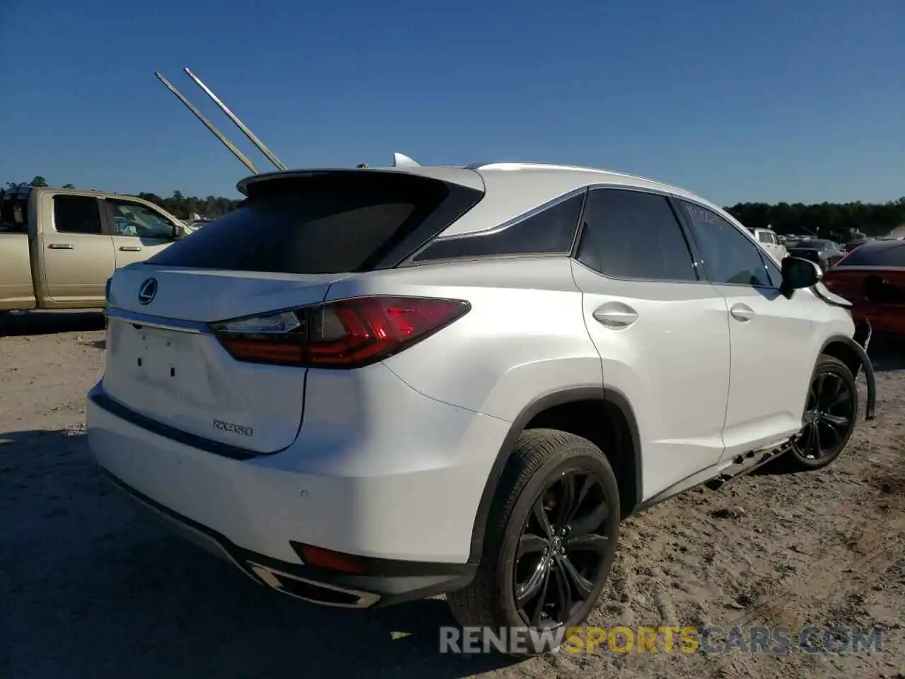 4 Фотография поврежденного автомобиля 2T2HZMAA7MC189986 LEXUS RX350 2021