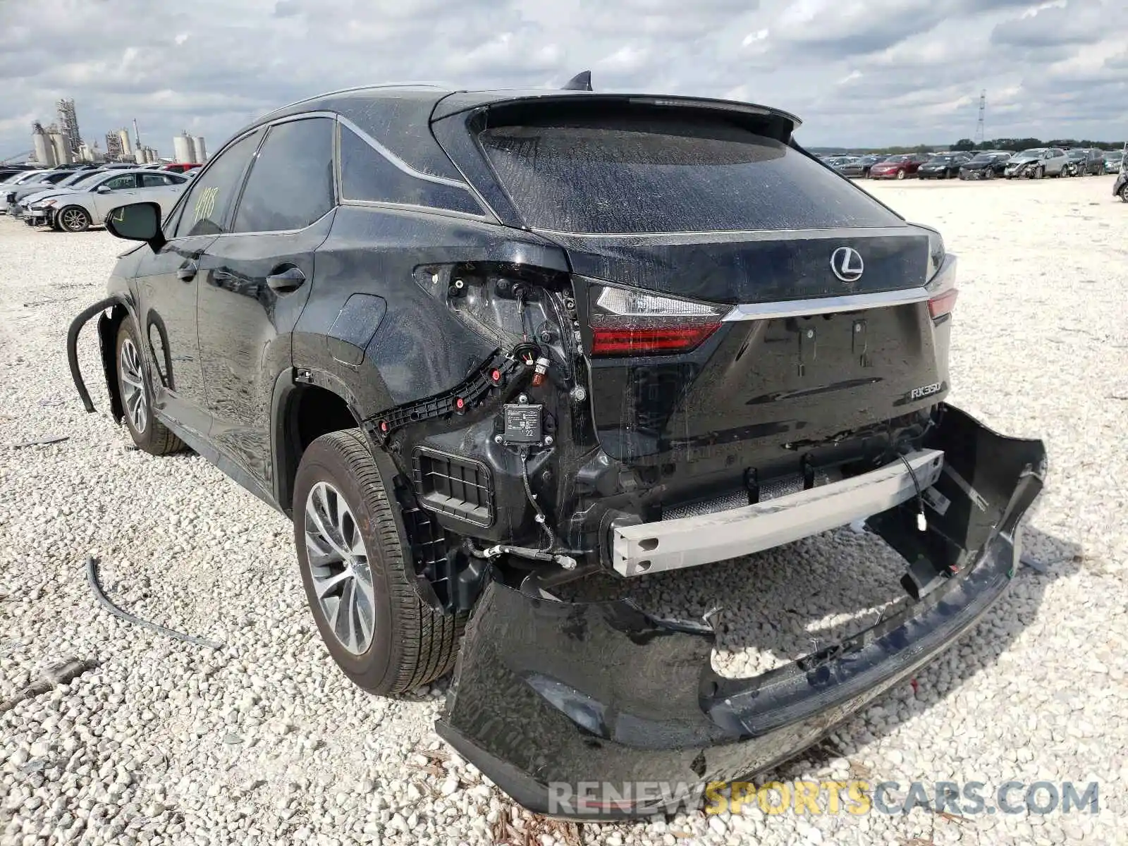 3 Фотография поврежденного автомобиля 2T2HZMAA7MC196176 LEXUS RX350 2021