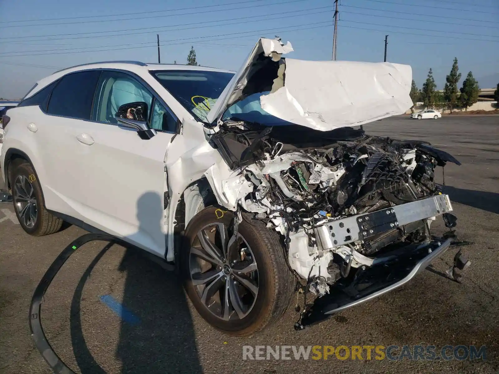 9 Photograph of a damaged car 2T2HZMAA7MC196971 LEXUS RX350 2021