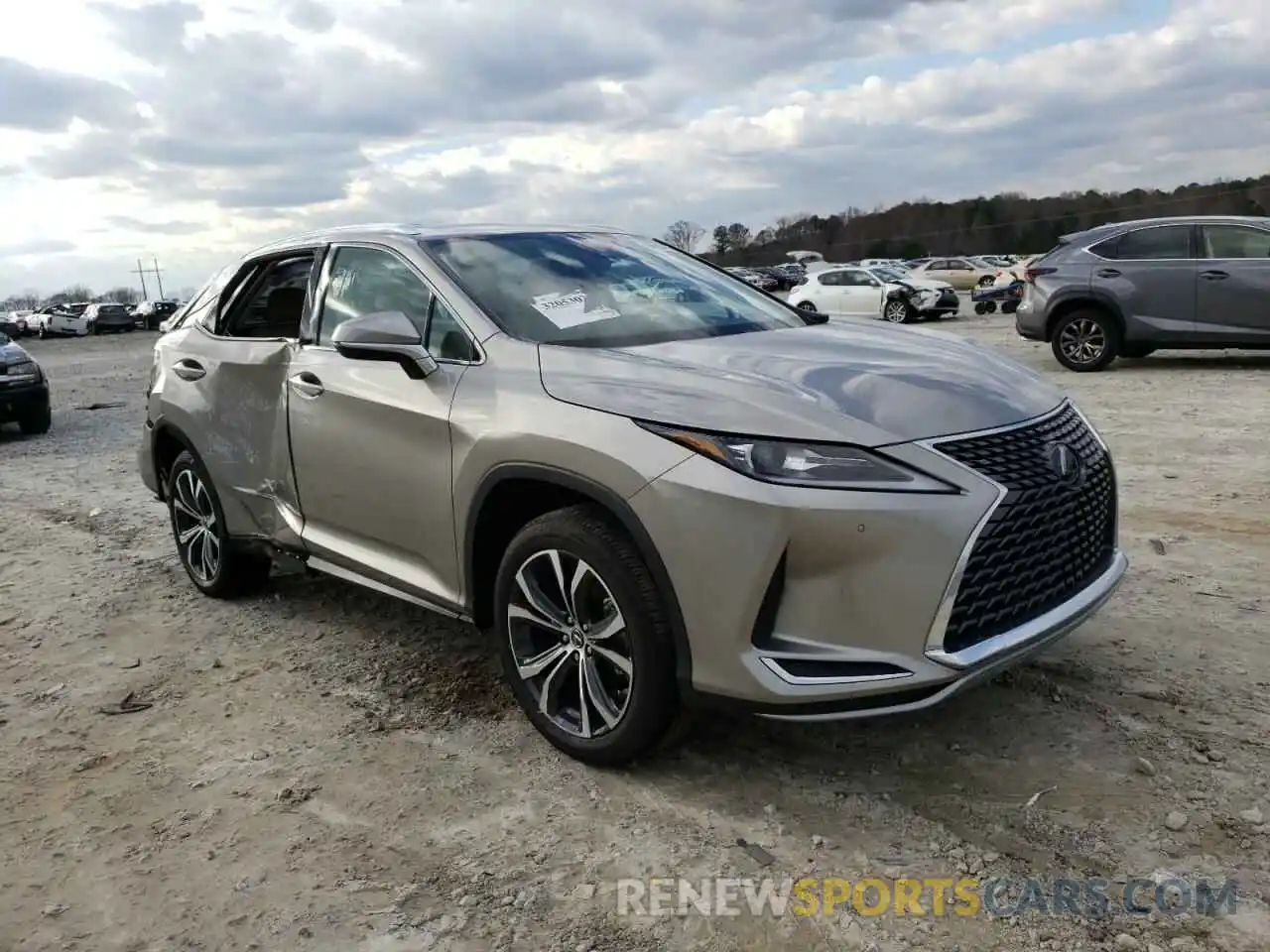 1 Photograph of a damaged car 2T2HZMAA7MC205085 LEXUS RX350 2021