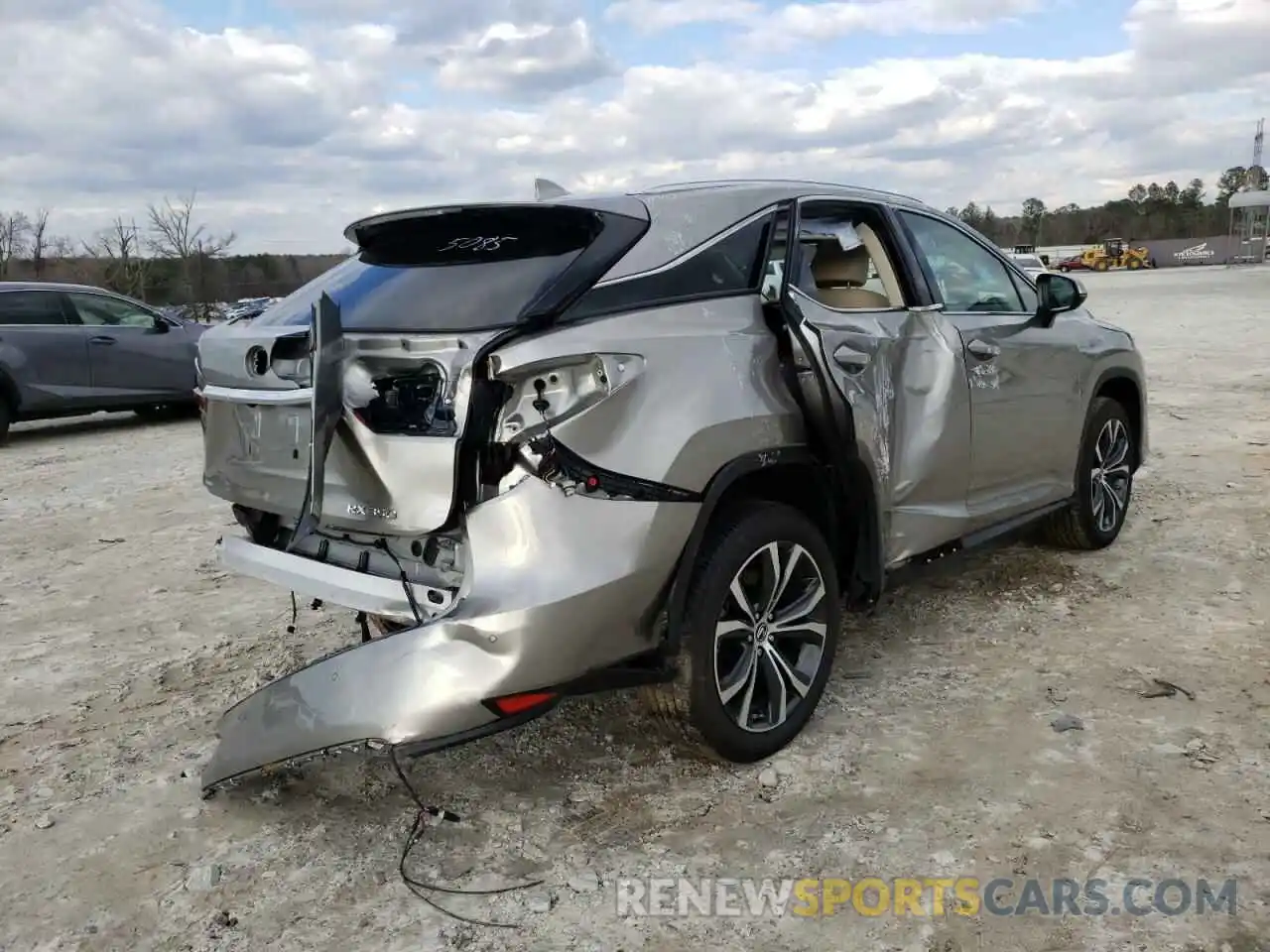 4 Photograph of a damaged car 2T2HZMAA7MC205085 LEXUS RX350 2021