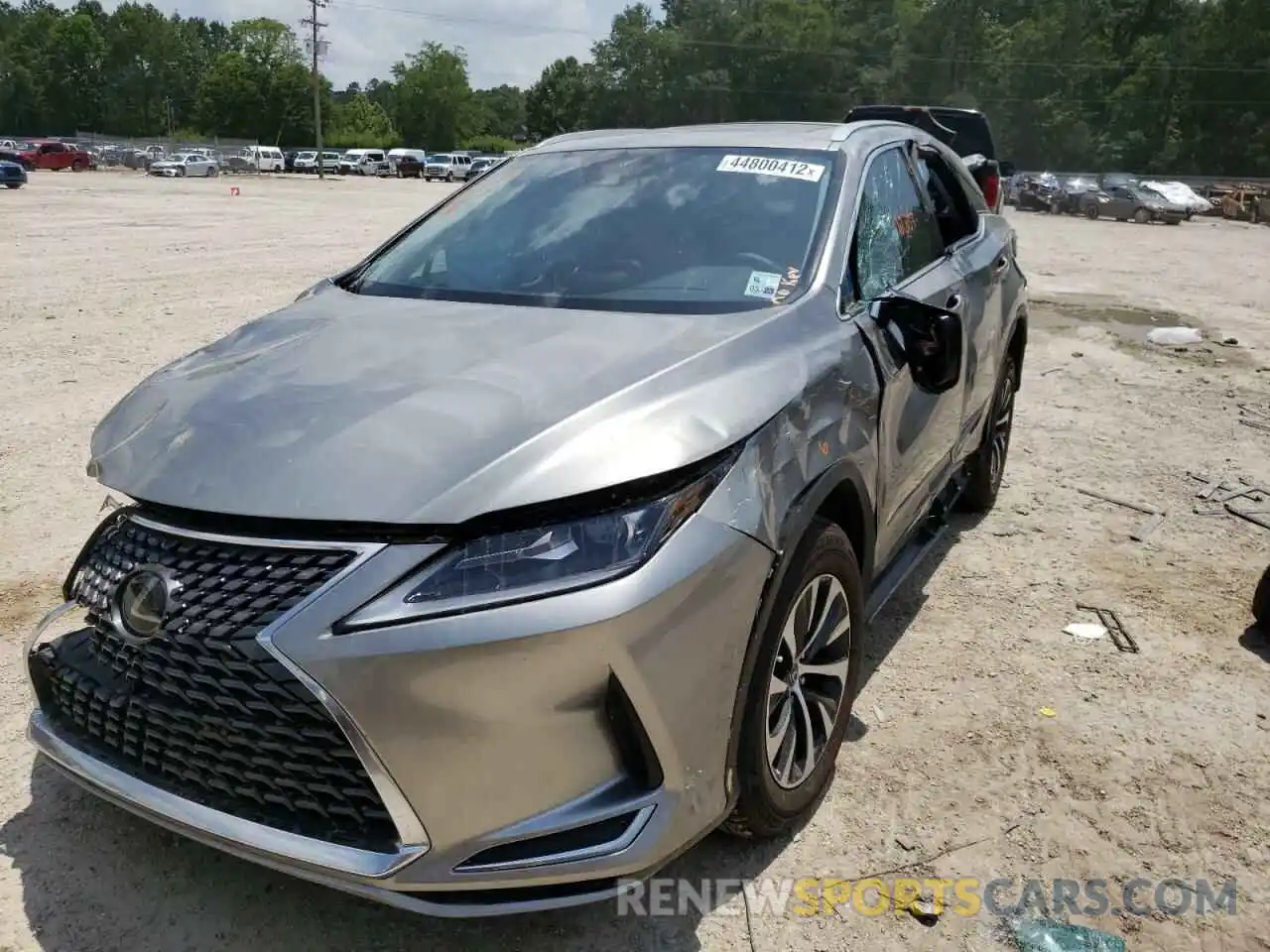 2 Photograph of a damaged car 2T2HZMAA7MC208973 LEXUS RX350 2021