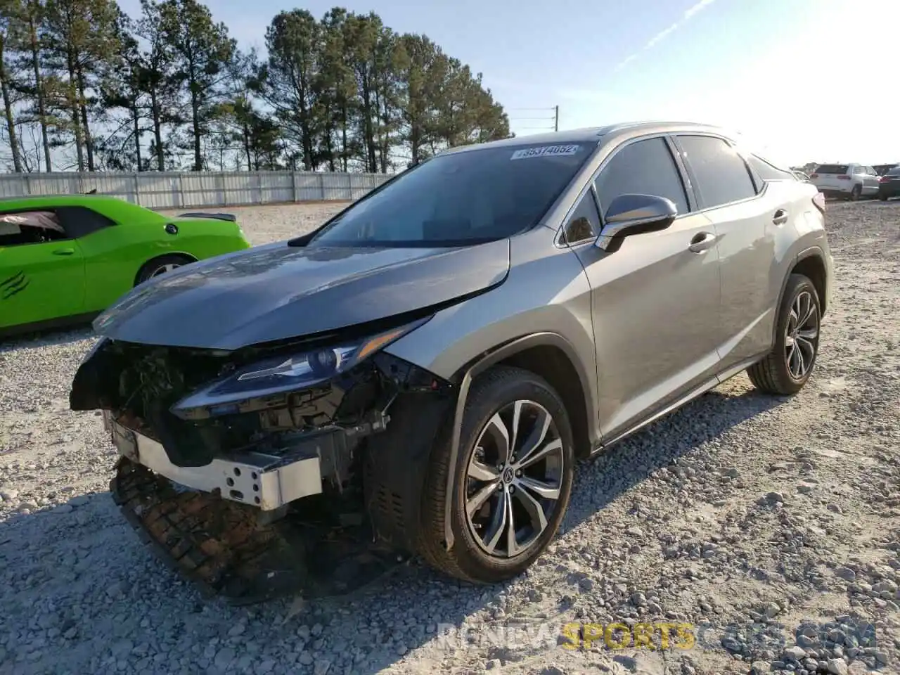 2 Photograph of a damaged car 2T2HZMAA7MC217334 LEXUS RX350 2021