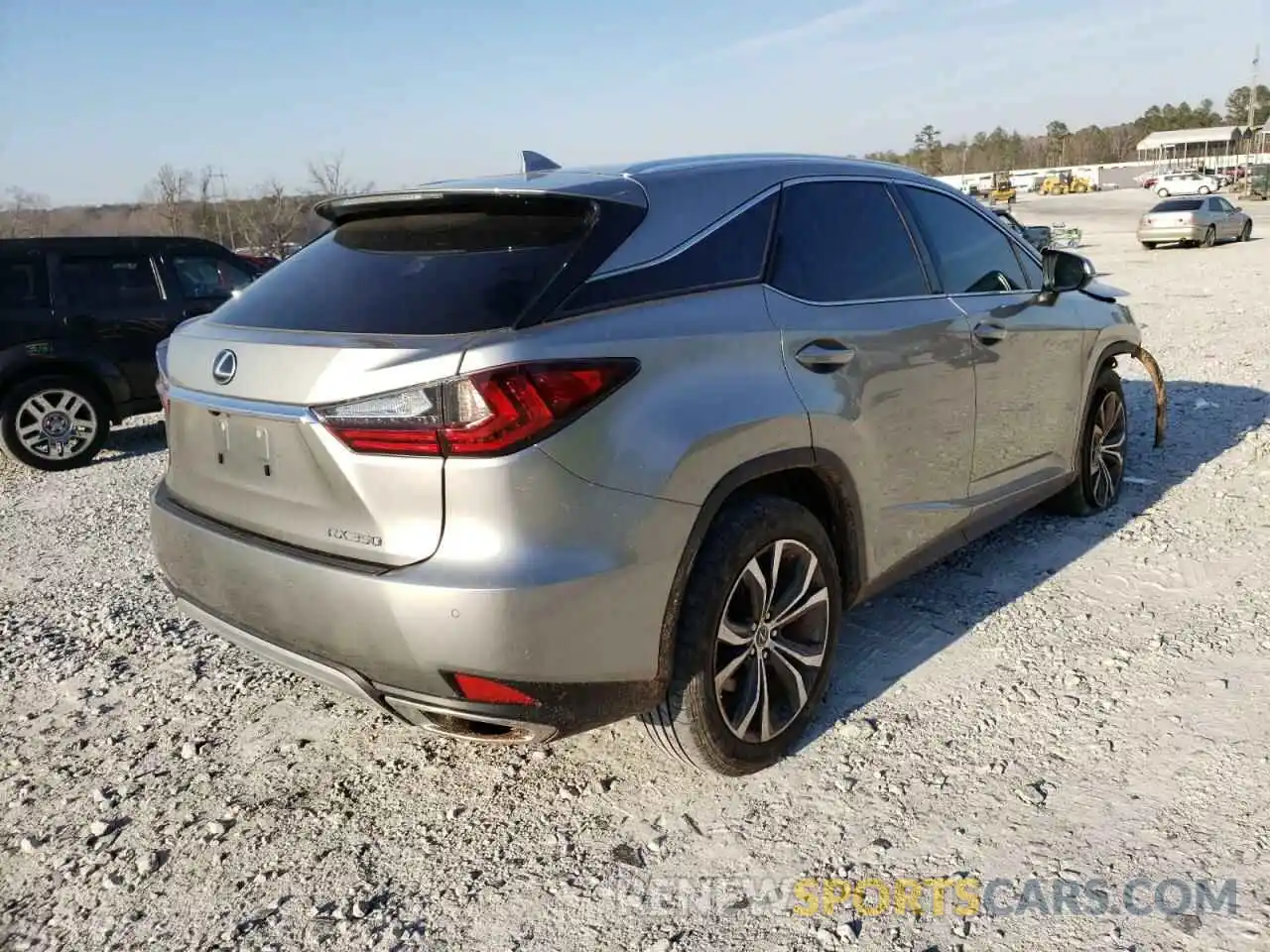 4 Фотография поврежденного автомобиля 2T2HZMAA7MC217334 LEXUS RX350 2021