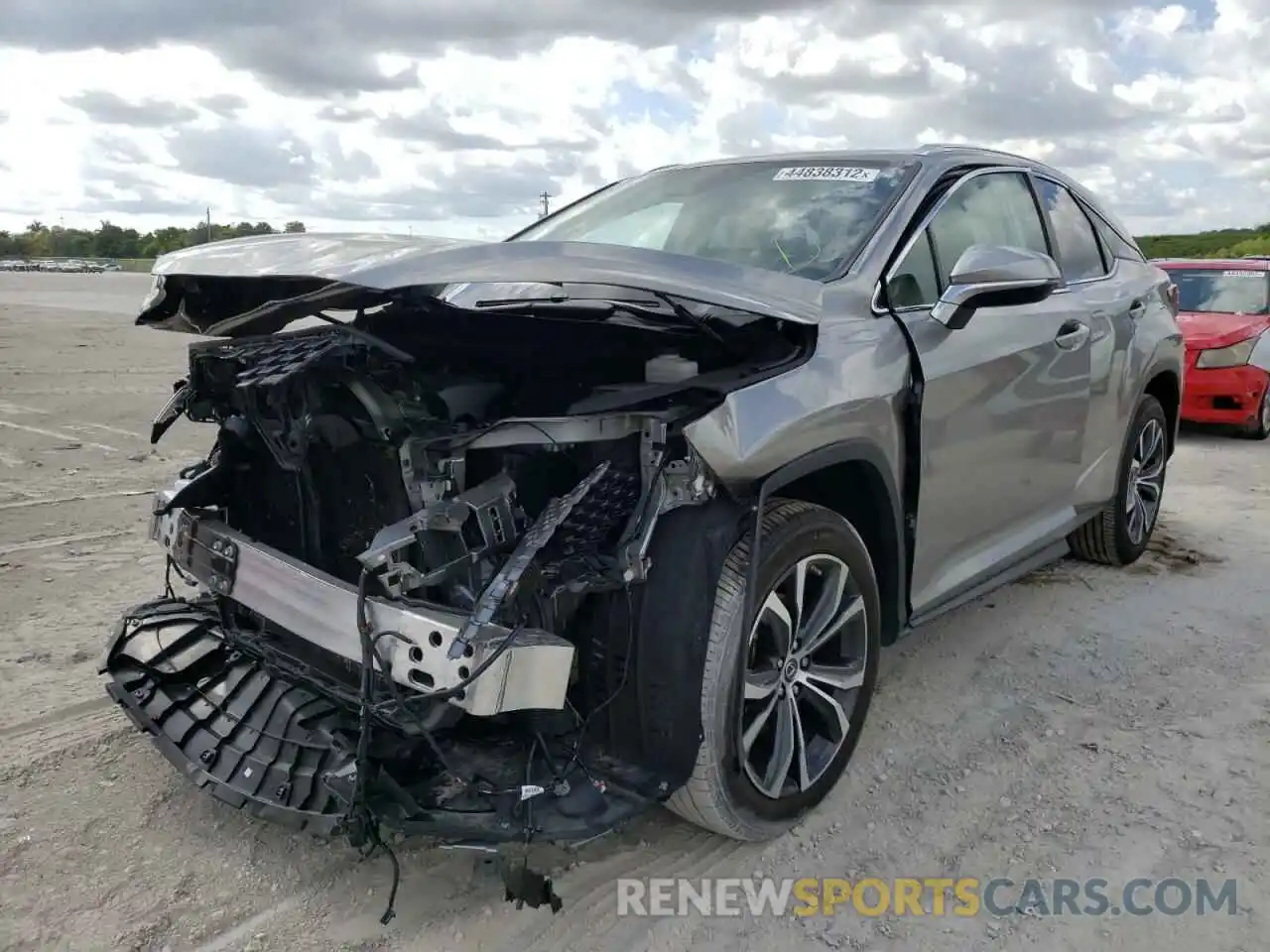 2 Photograph of a damaged car 2T2HZMAA7MC218306 LEXUS RX350 2021