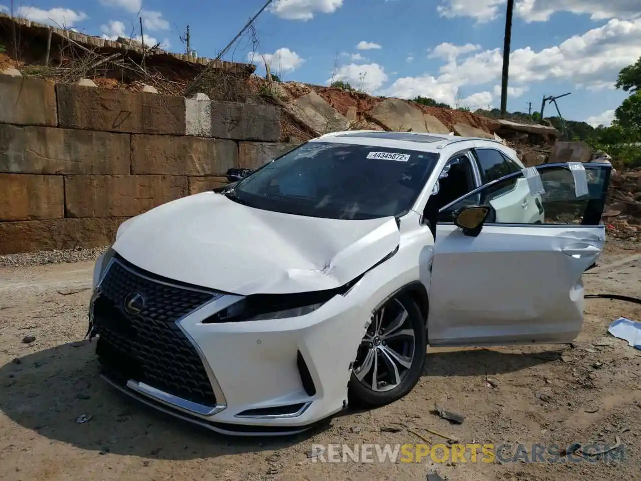 2 Photograph of a damaged car 2T2HZMAA8MC184926 LEXUS RX350 2021