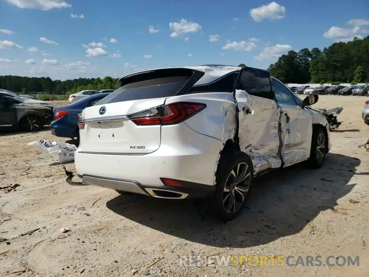 4 Photograph of a damaged car 2T2HZMAA8MC184926 LEXUS RX350 2021