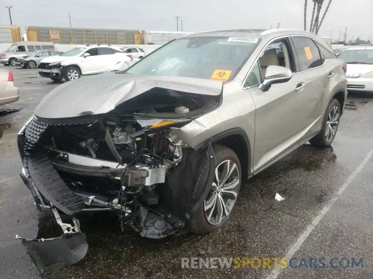 2 Photograph of a damaged car 2T2HZMAA8MC205774 LEXUS RX350 2021