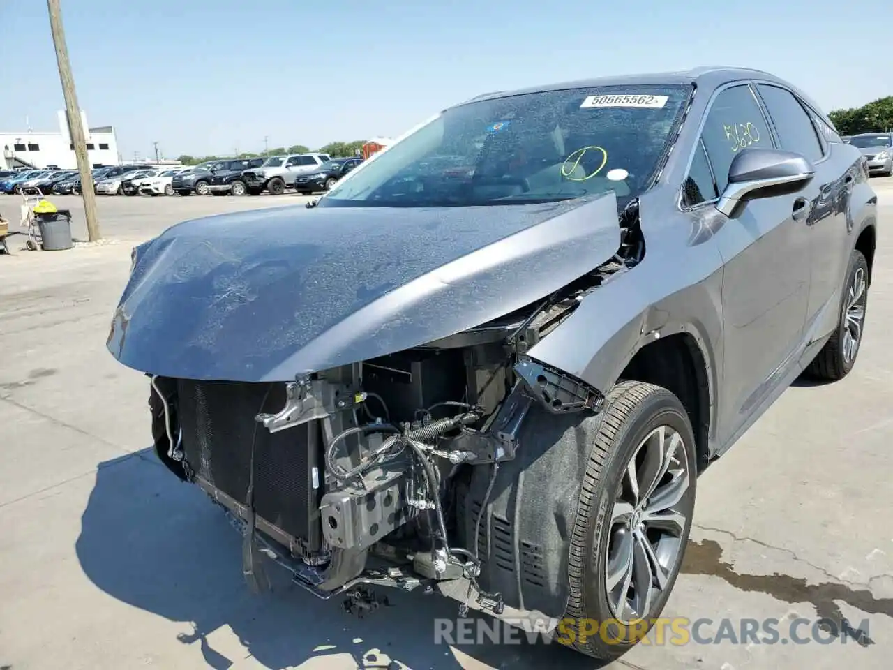 2 Фотография поврежденного автомобиля 2T2HZMAA8MC209100 LEXUS RX350 2021