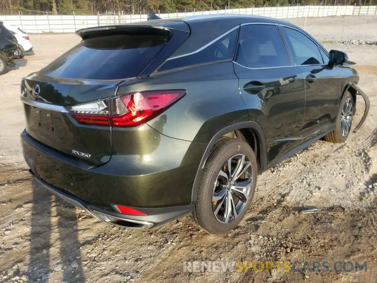 4 Фотография поврежденного автомобиля 2T2HZMAA8MC210327 LEXUS RX350 2021