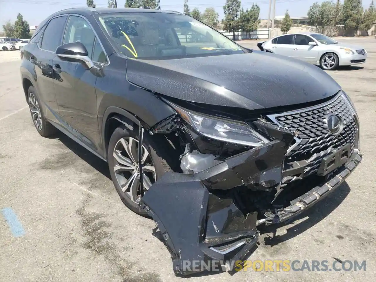 1 Photograph of a damaged car 2T2HZMAA8MC217066 LEXUS RX350 2021