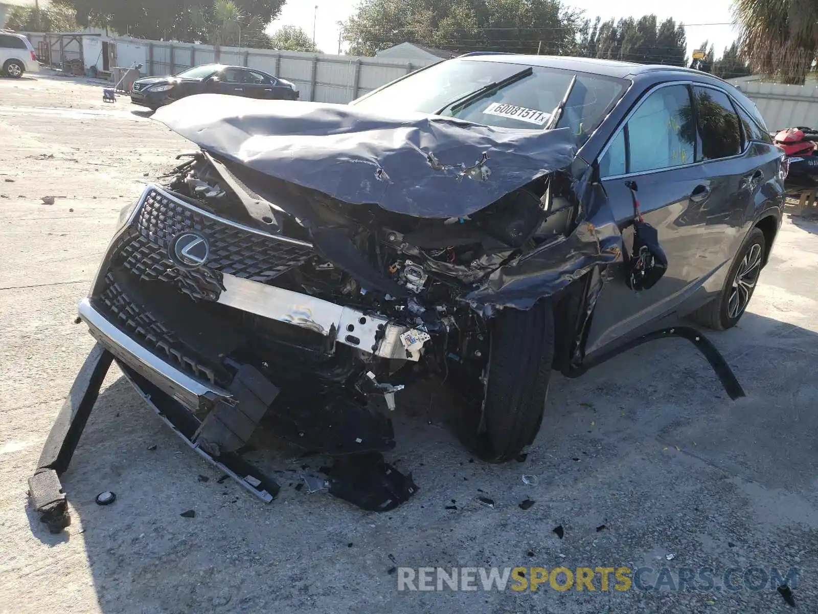 2 Photograph of a damaged car 2T2HZMAA9MC194834 LEXUS RX350 2021