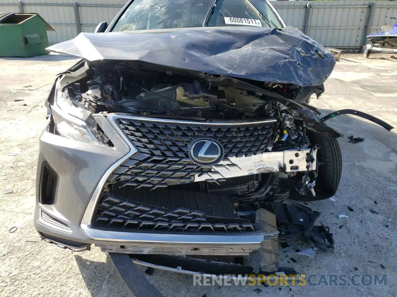 9 Photograph of a damaged car 2T2HZMAA9MC194834 LEXUS RX350 2021