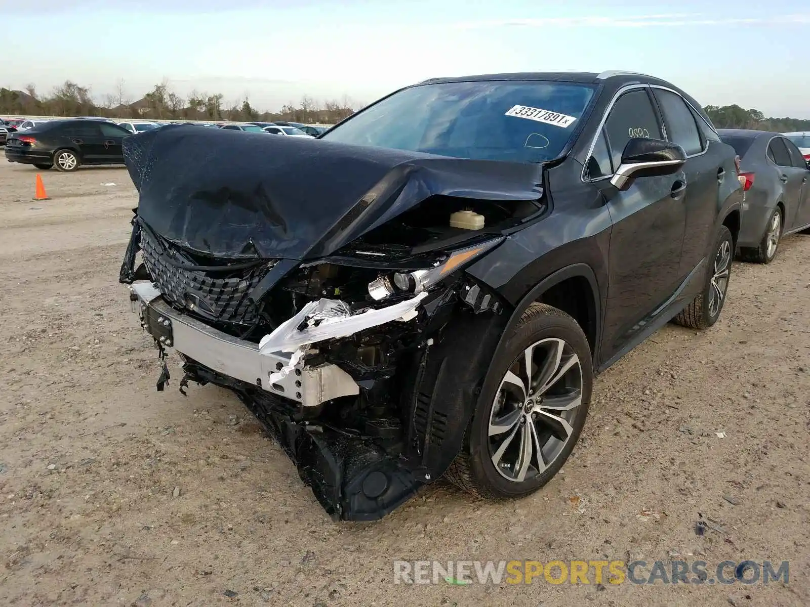 2 Photograph of a damaged car 2T2HZMAA9MC196812 LEXUS RX350 2021