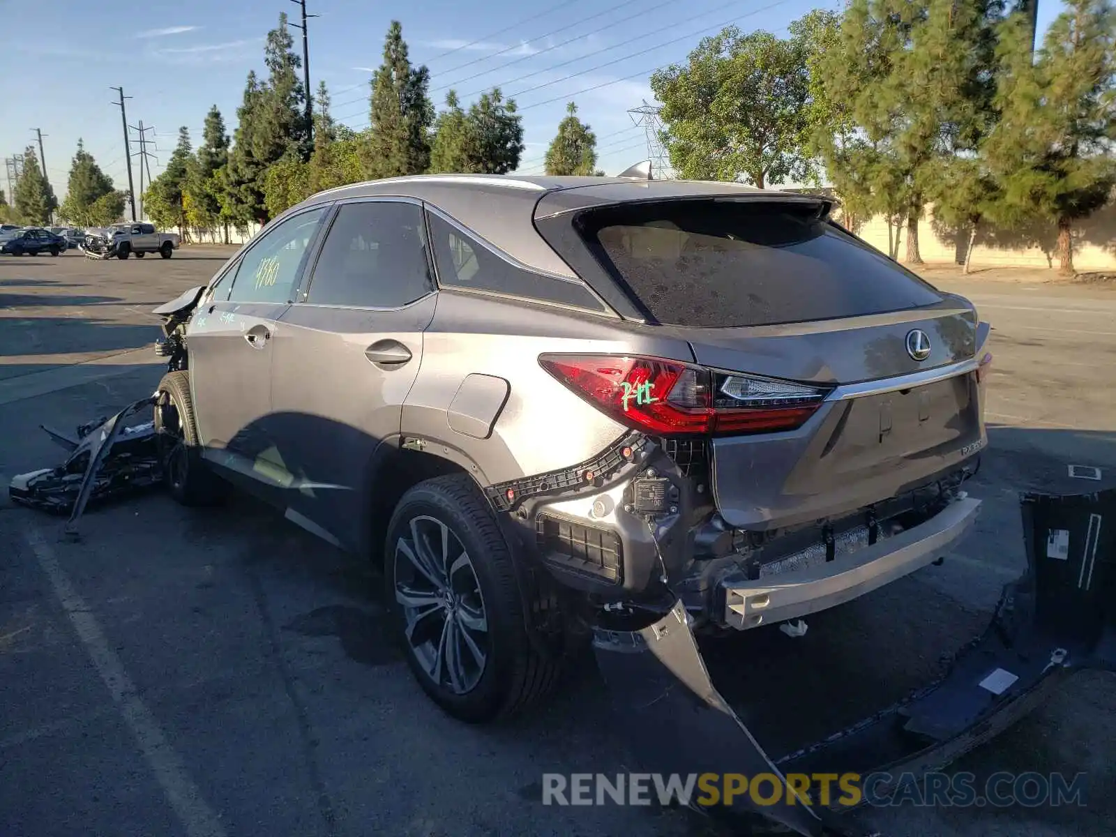 3 Photograph of a damaged car 2T2HZMAA9MC200437 LEXUS RX350 2021