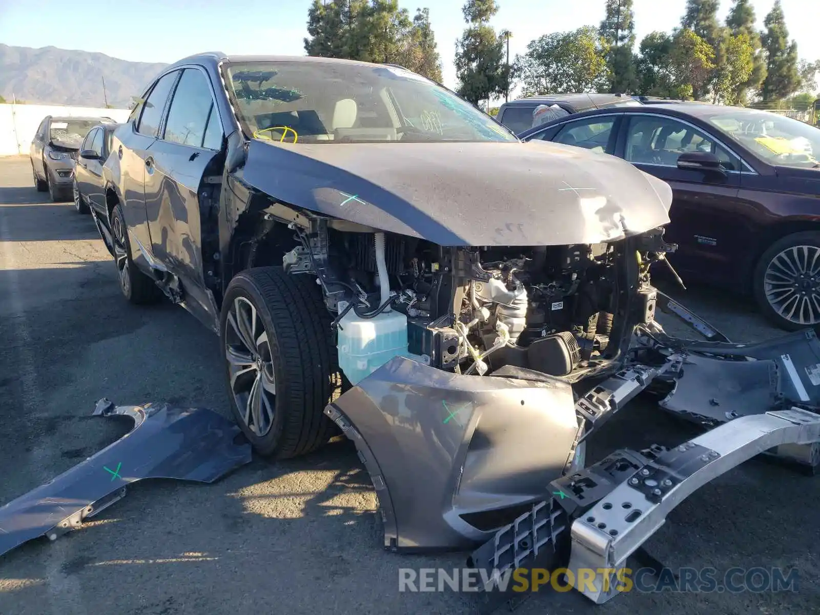 9 Photograph of a damaged car 2T2HZMAA9MC200437 LEXUS RX350 2021