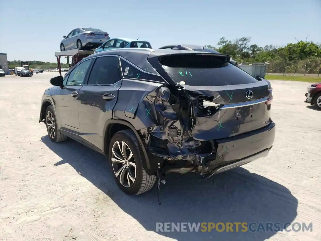 3 Photograph of a damaged car 2T2HZMAA9MC202723 LEXUS RX350 2021