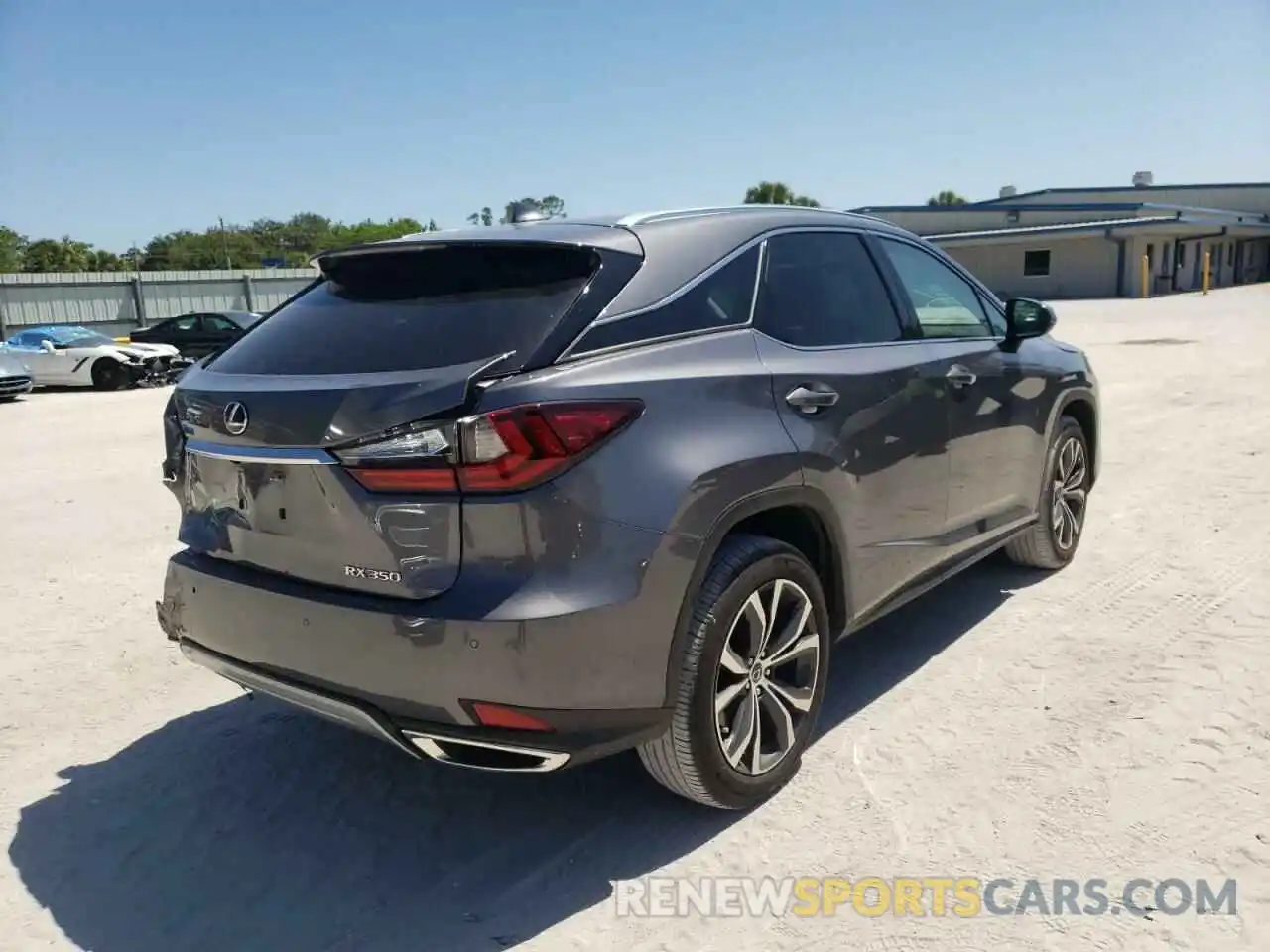 4 Photograph of a damaged car 2T2HZMAA9MC202723 LEXUS RX350 2021