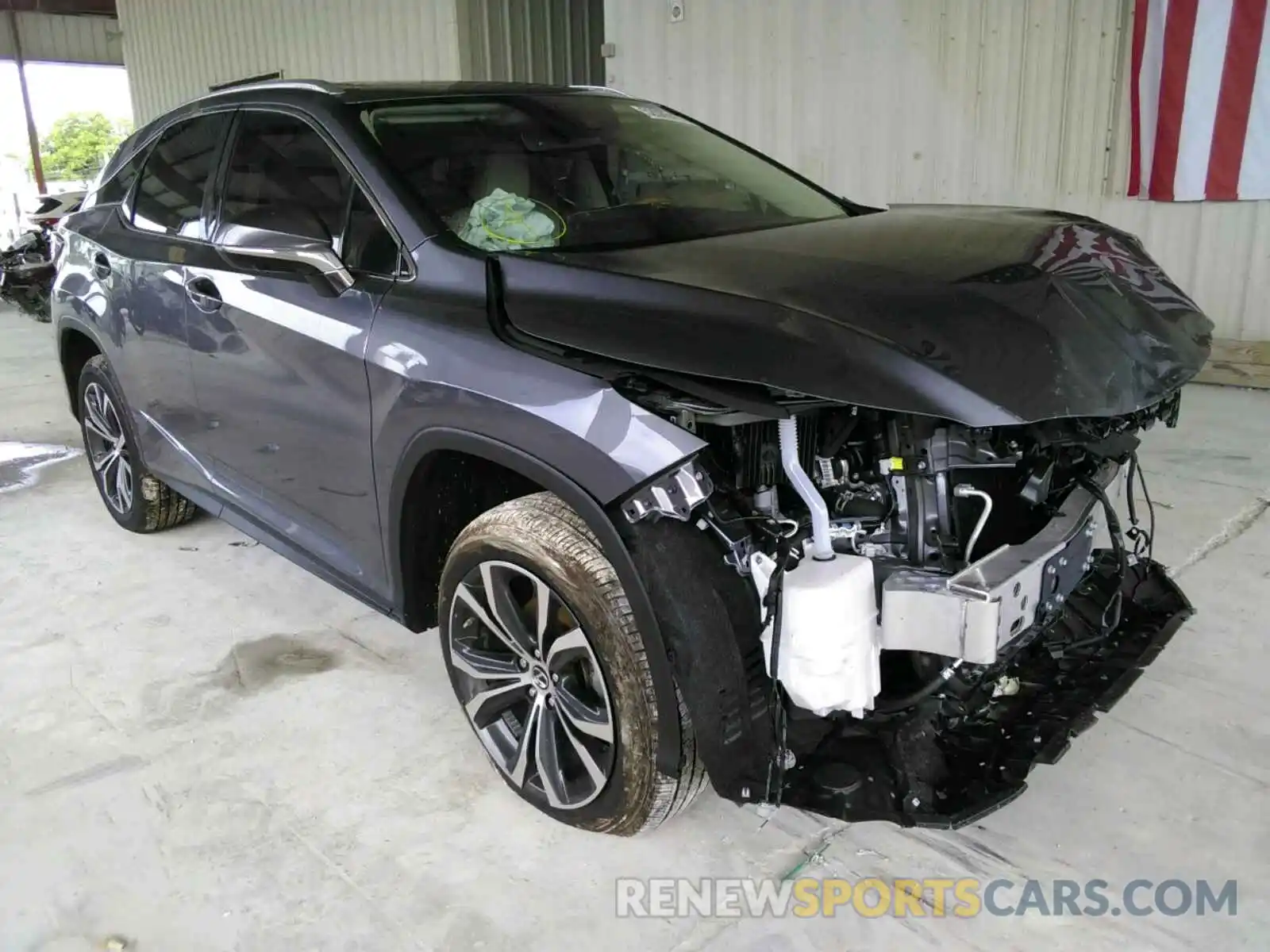 1 Photograph of a damaged car 2T2HZMAA9MC205363 LEXUS RX350 2021