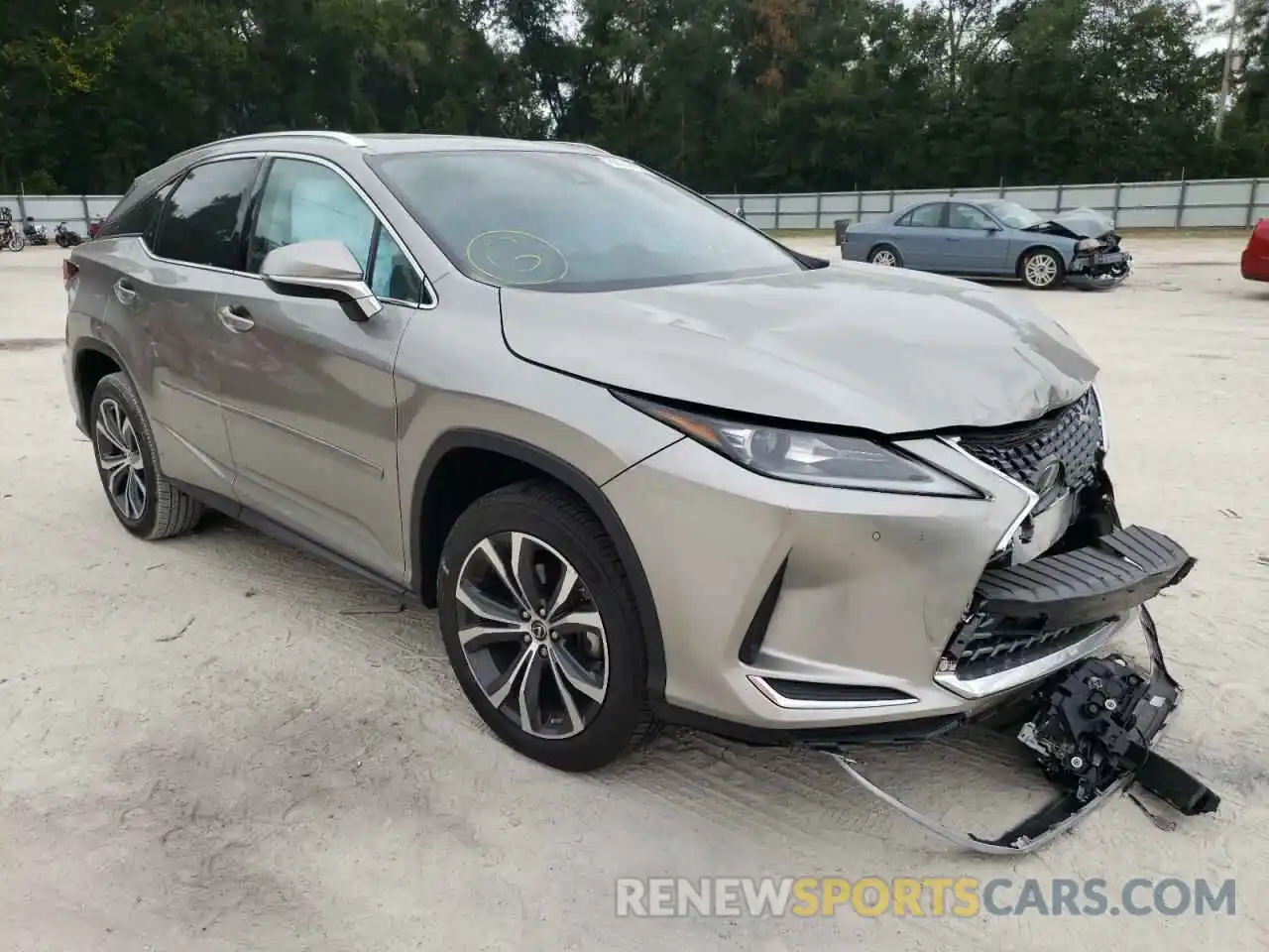 1 Photograph of a damaged car 2T2HZMAA9MC213236 LEXUS RX350 2021