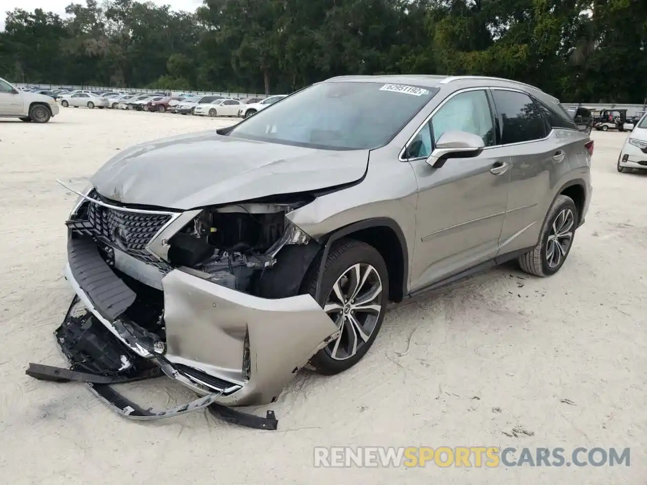 2 Photograph of a damaged car 2T2HZMAA9MC213236 LEXUS RX350 2021