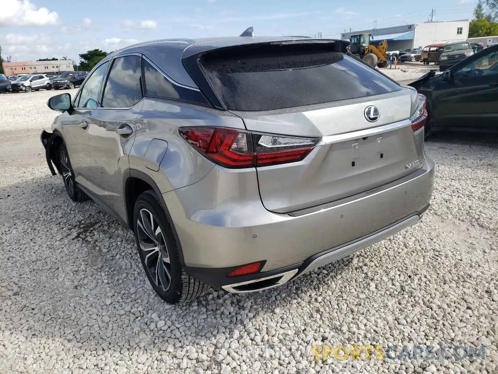 3 Фотография поврежденного автомобиля 2T2HZMAA9MC219120 LEXUS RX350 2021