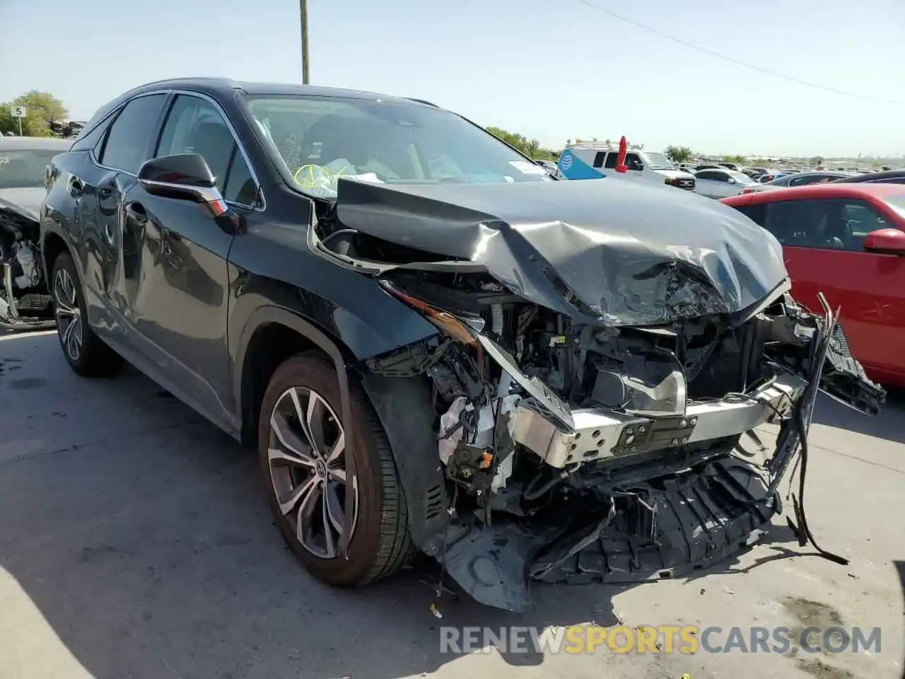 1 Photograph of a damaged car 2T2HZMAAXMC182529 LEXUS RX350 2021